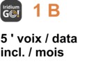 Iridium GO OSM abonnement 1B 5 min voix/data/